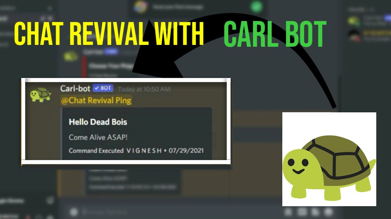 How To Create Chat Revival Ping With Carl Bot | Carl Bot Tips And Tricks