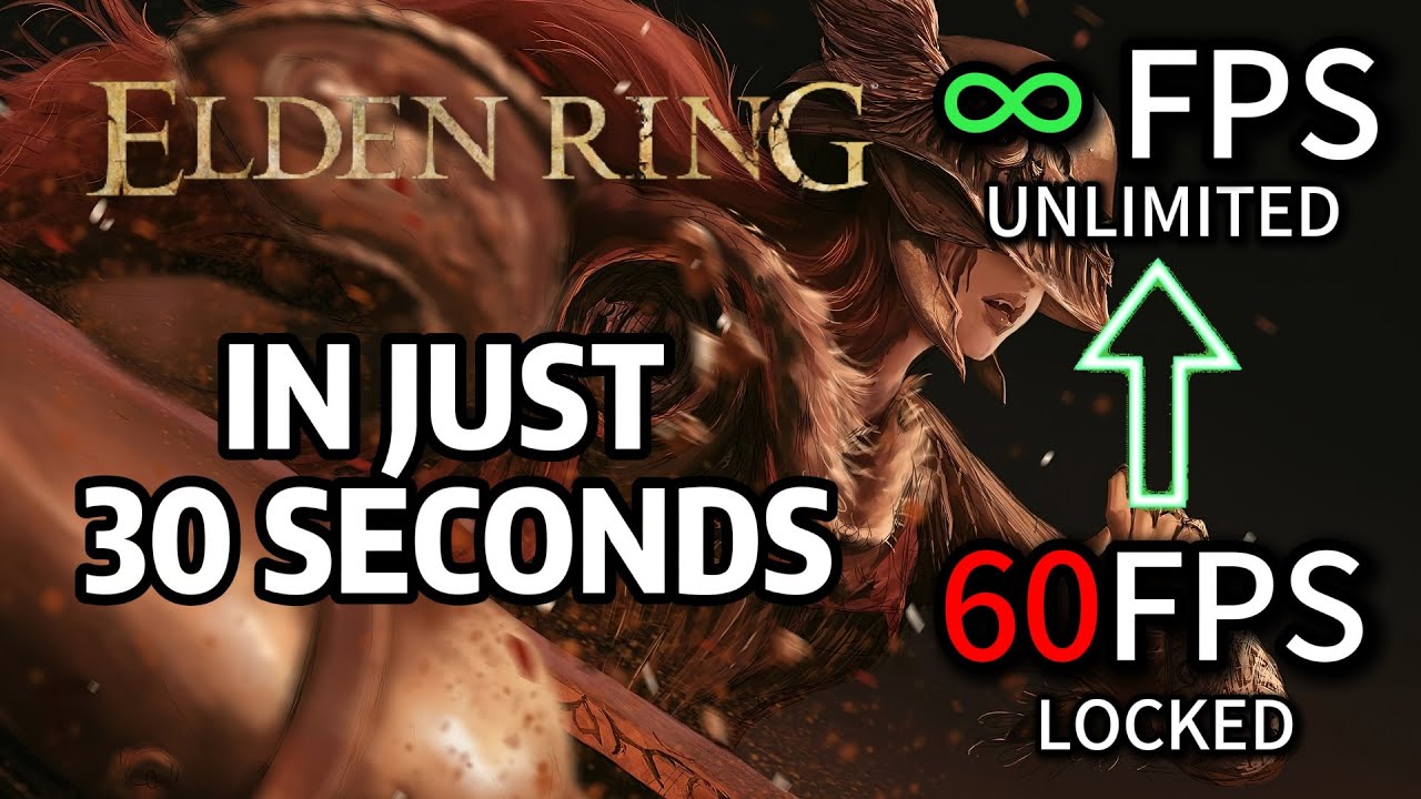 Elden Ring: Unlock FPS in 30 Seconds (No More 60 FPS!) #eldenring