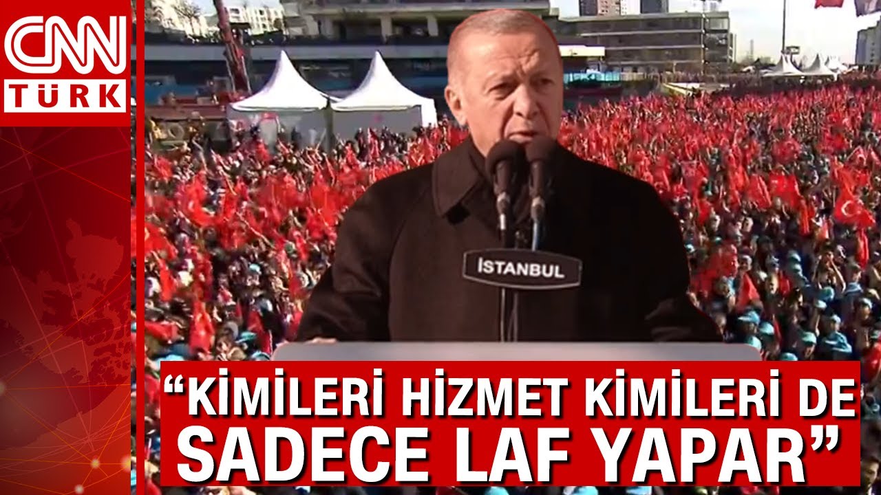 Başakşehir-Kayaşehir metro hattı açıldı! Cumhurbaşkanı Erdoğan'dan açıklamalar: 