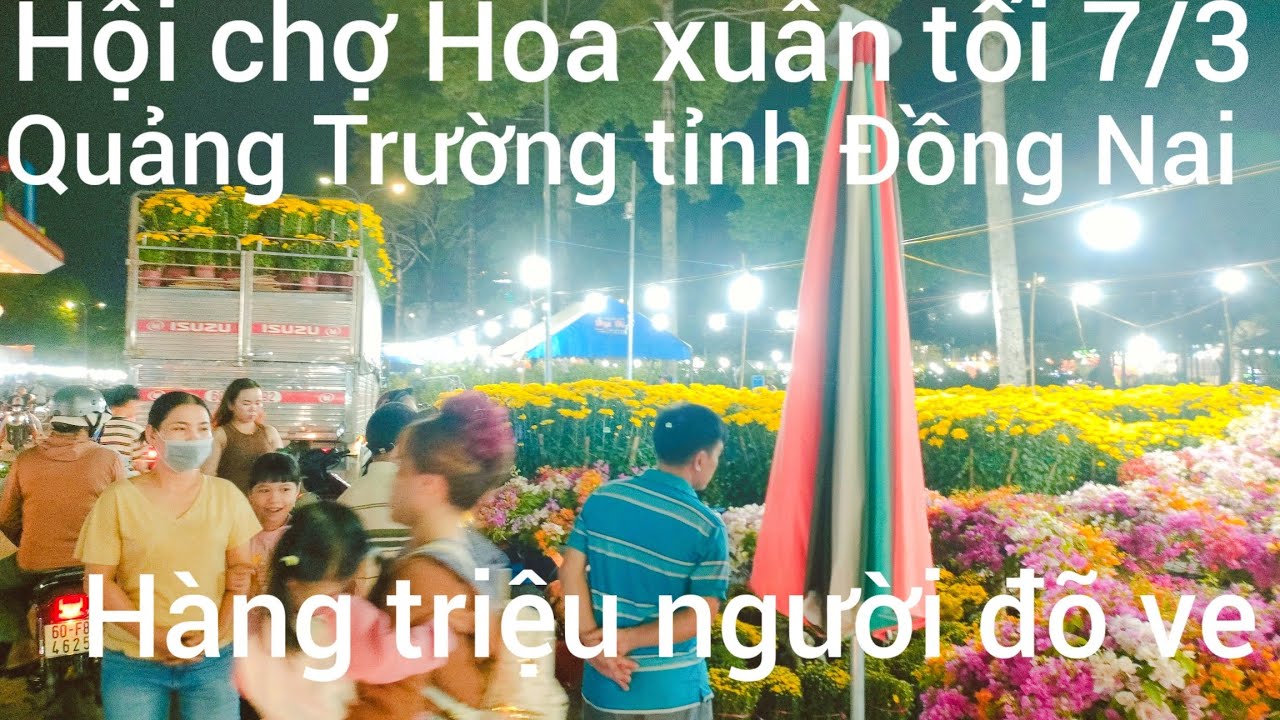 Hội chợ hoa xuân 2026 tôi 20/12  Âm lịch tại quảng trường tỉnh Đồng nai 