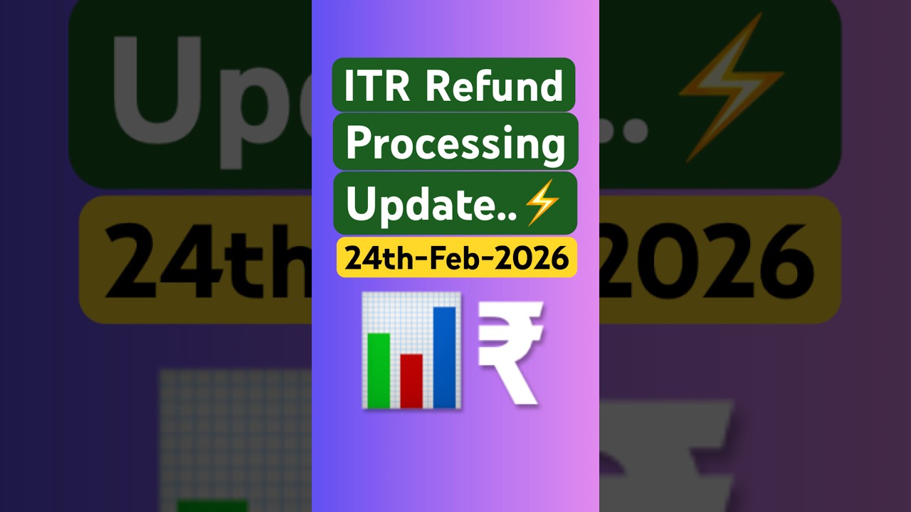 ITR Refund Processing Latest Update | Refund Not processed ? Refund Not  Received? #shorts