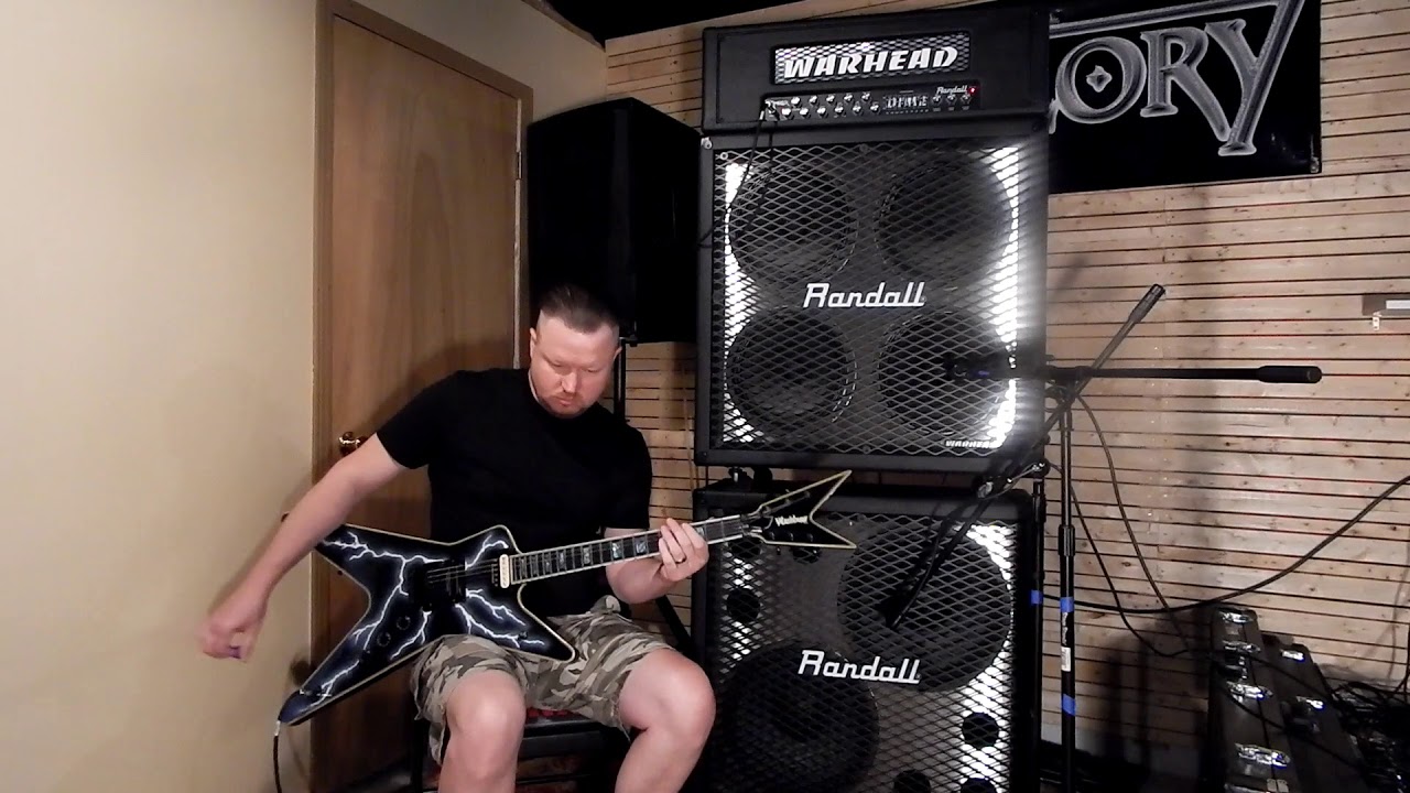 RANDALL WARHEAD WH300 DIMEBAG DARRELL Signature Amp Demo and PANTERA I'm Broken Play Thru