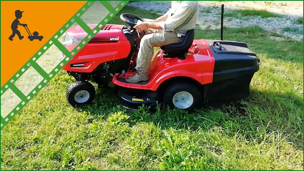 Funktionsvideo - Rasentraktor MTD SMART RE 130 H mit Hydrostatgetriebe mit Fangkorb