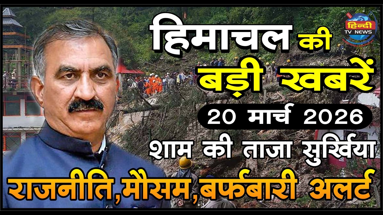 हिमाचल प्रदेश शाम की बड़ी खबरें | #HimachalNews #eveningnews #hpnews  #todaynews  #breakingnews