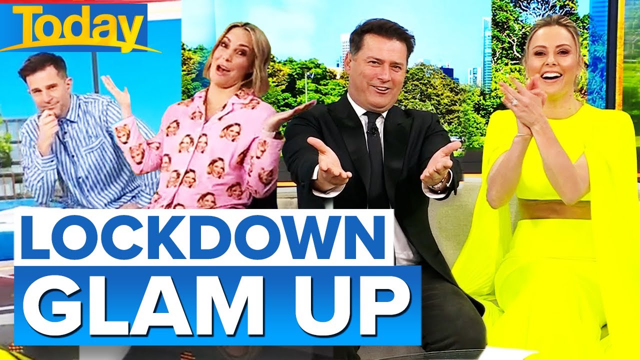 Today hosts glam up for 'lockdown party' | Today Show Australia