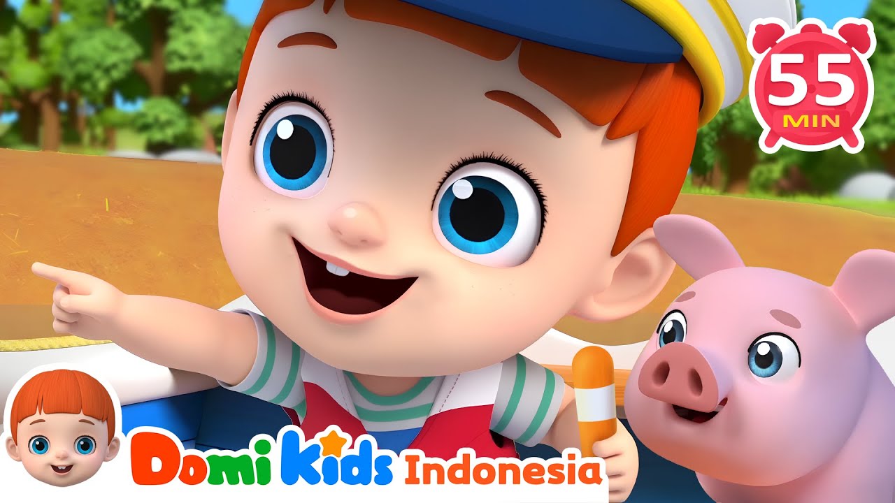Mendayung Perahu | Satu Jam Lagu Favorit Anak | Kumpulan Lagu Anak Indonesia | Domi Kids