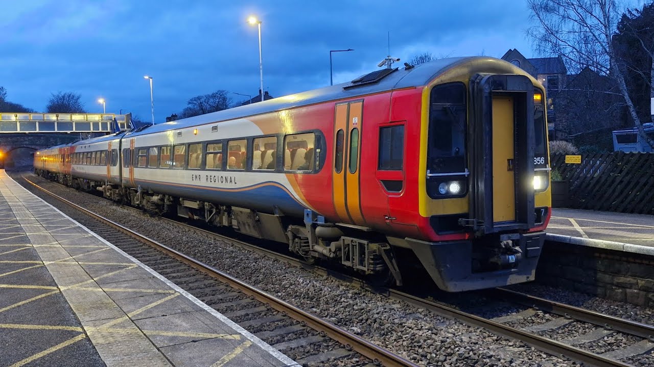 A few fast trains at Dronfield MML 24/01/25 INC Class 45&Class 810 Aurora