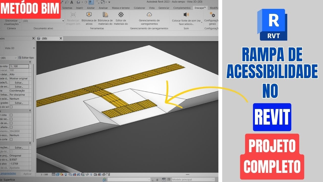Aprenda a fazer rampa de acessibilidade no Revit passo a passo