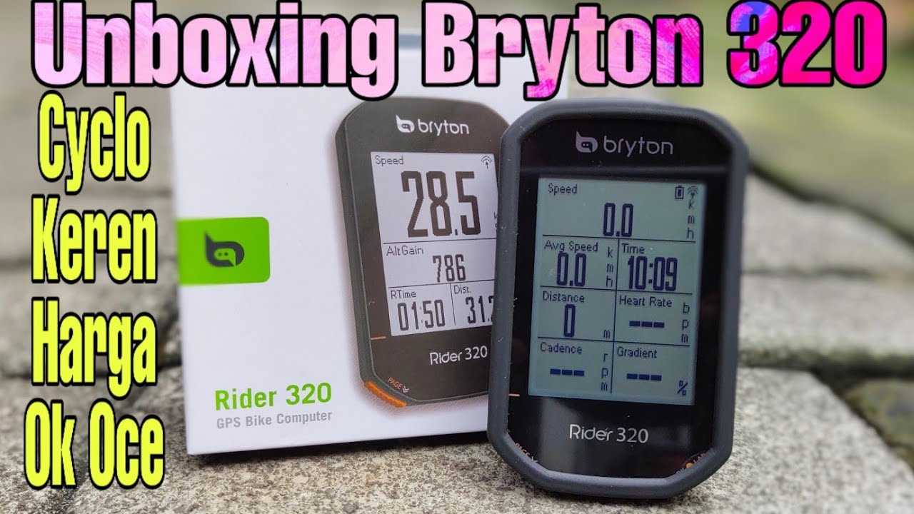 Unboxing Cyclocomps Bryton 320 & 2 item lainnya...