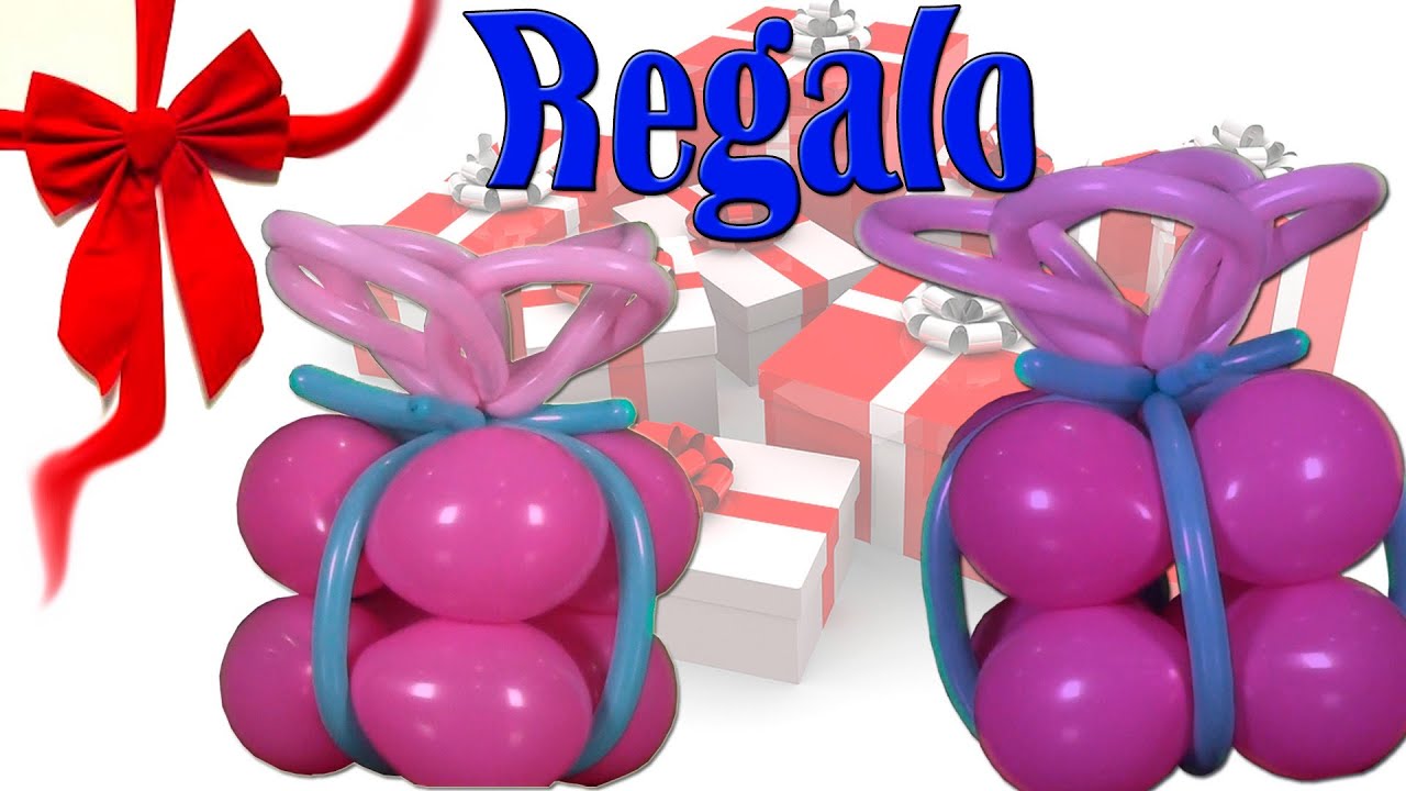 Ideas para Fiestas. Regalo Gift. Curso de globos