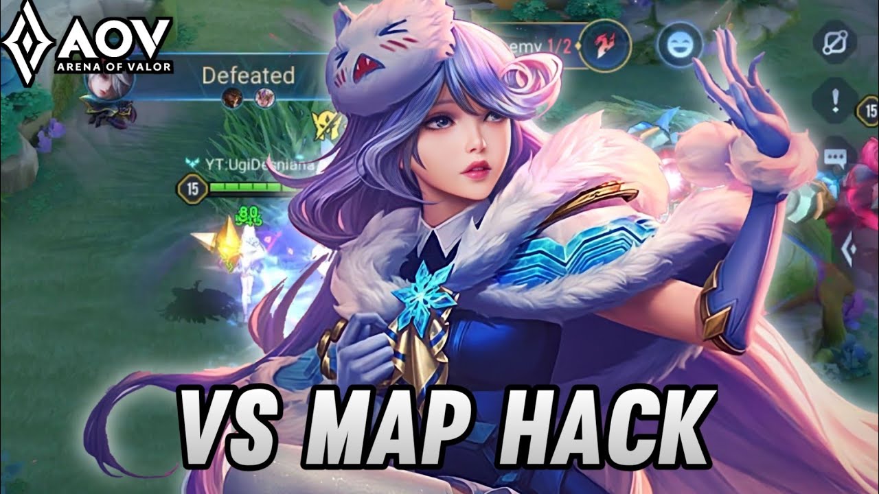 SINESTREA GAMEPLAY | VS MAP HACK - ARENA OF VALOR