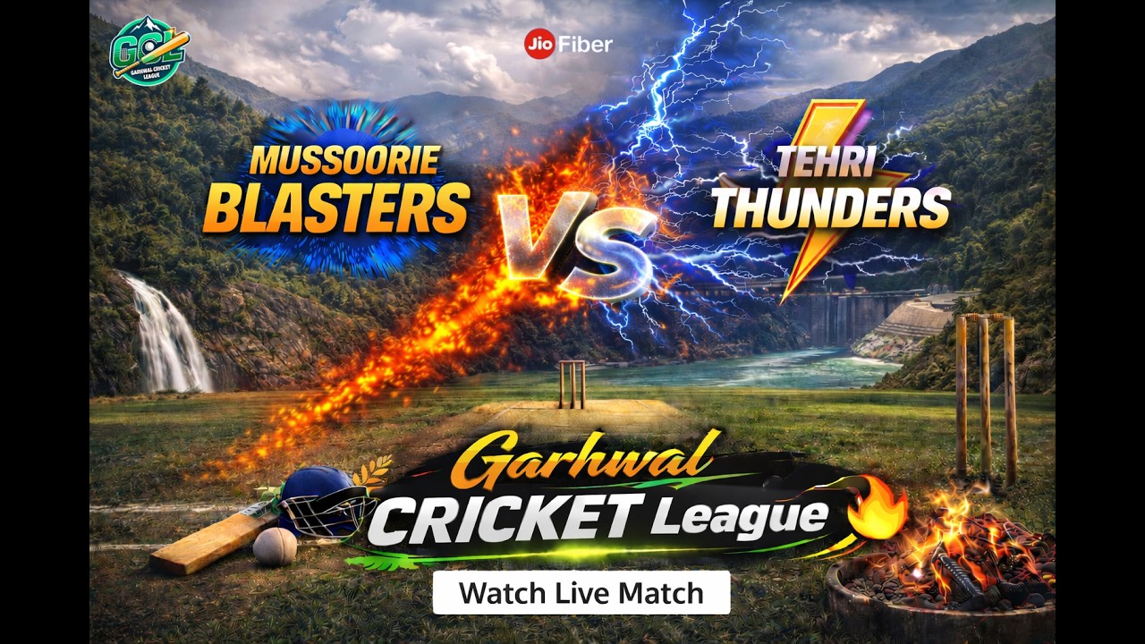 GCL-SEASON-5 || TEHRI THUNDERS VS MUSSOORIE BLASTERS