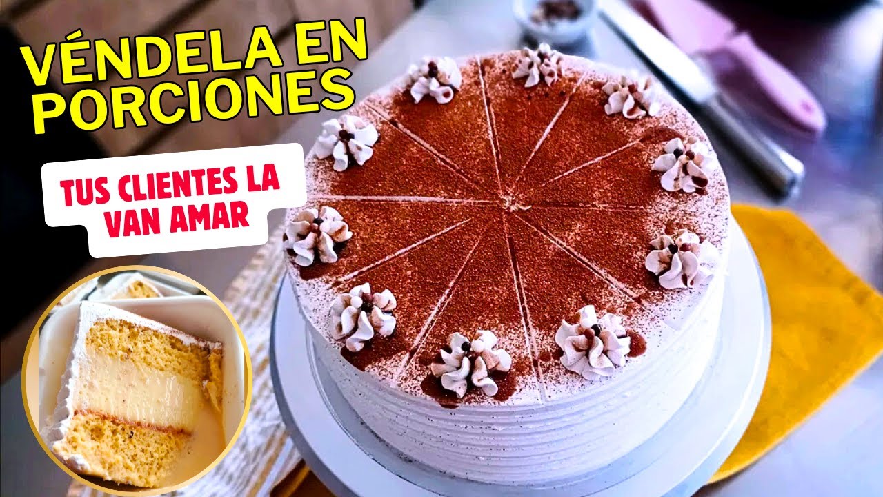 Como preparar una torta Beso de Ángel para vender en porciones