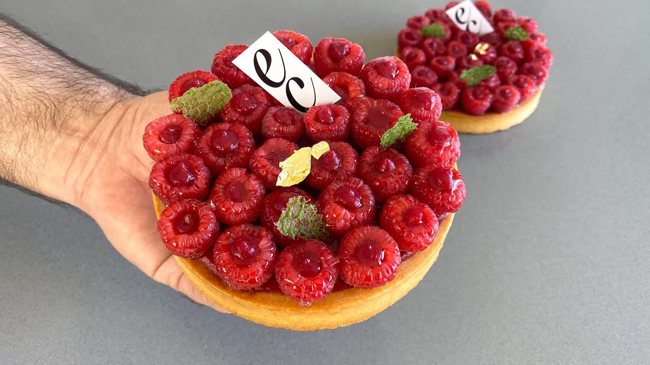 Tartaleta de Frambuesa y Crema de Mascarpone. / Raspberry Tart and Mascarpone Cream