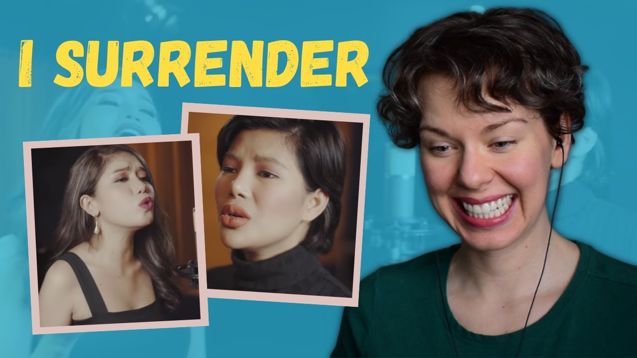 Voice Teacher Reacts to KATRINA VELARDE and JESSICA VILLARUBIN - I Surrender (Celine Dion Cover)