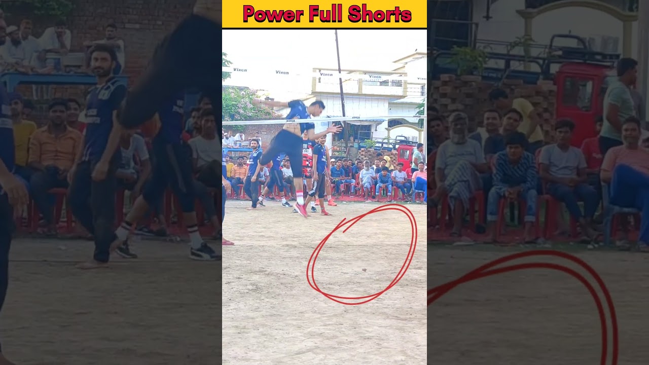 Mr. Saeed Alam 💪power full💪shorts volleyball video #shorts #vollyball