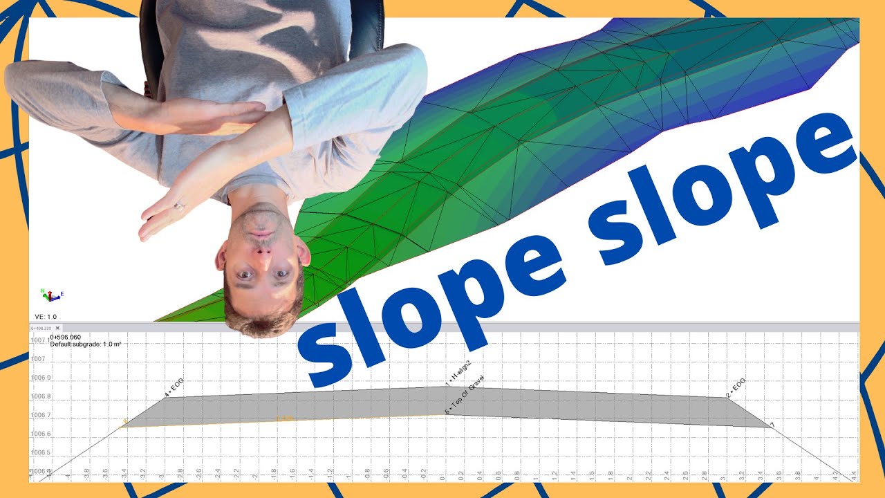 Slope Slope instruction in Corridors in Trimble Business Center
