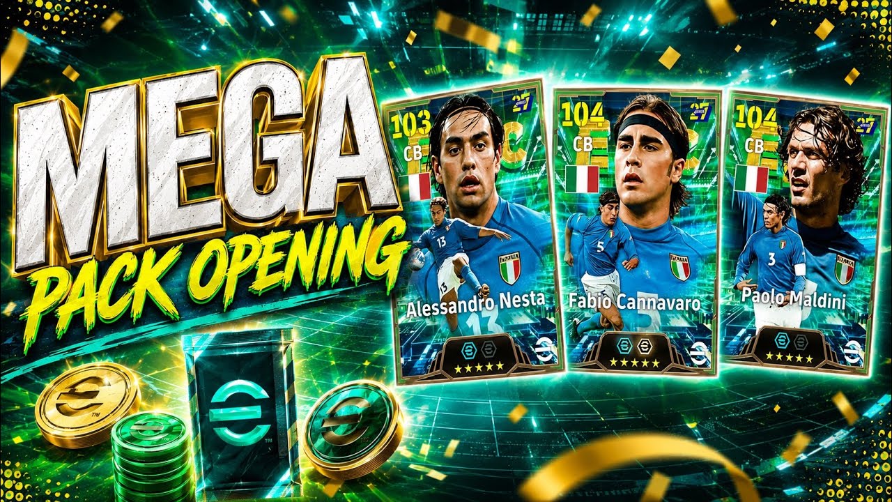 MEGA PACK OPENING NA BOX DOS ZAGUEIROS NO EFOOTBALL 27 MOBILE