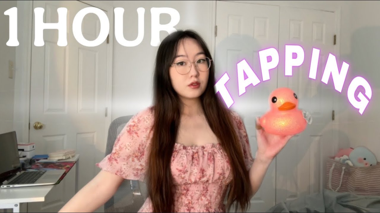 ASMR | 1 HOUR of FAST TAPPING 😴☁️for instant tingles & sleep! (looped x1) 