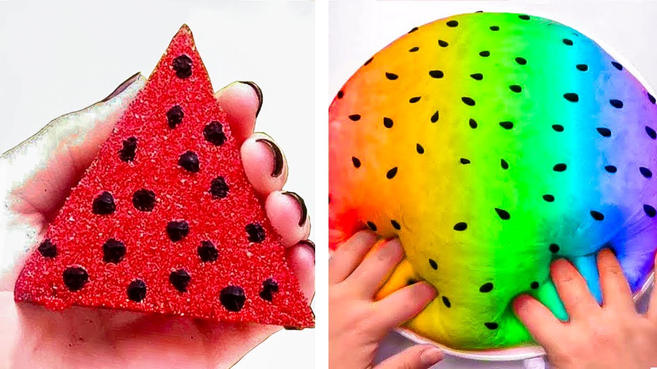 Удовлетворяющая слизь Slime ASMR | Расслабляющее видео слизи # 2393