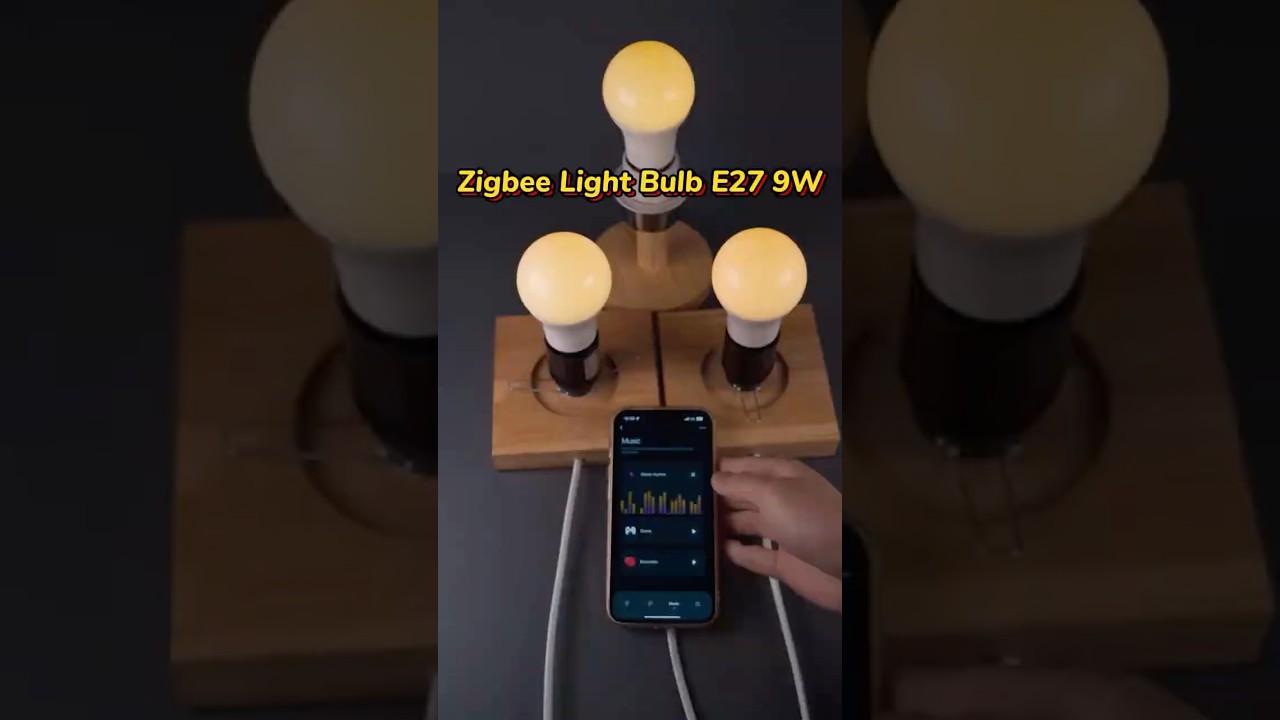 Zigbee Light Bulb E27 Music Sync Creates a Unique Atmosphere 