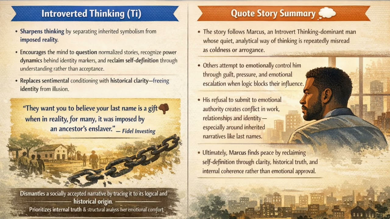 The Trap of Inherited Identity: How Introverted Thinking Breaks the Cycle | Quote Deep Thoughts 💭