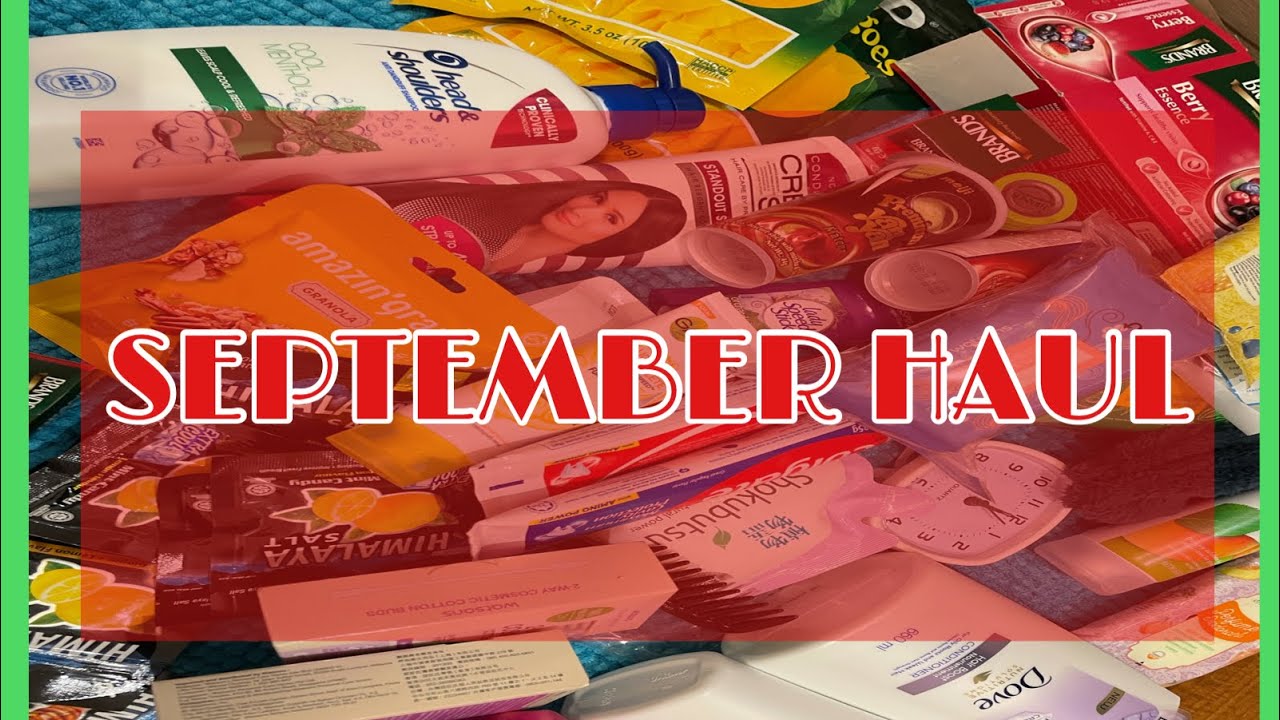 SEPTEMBER HAUL