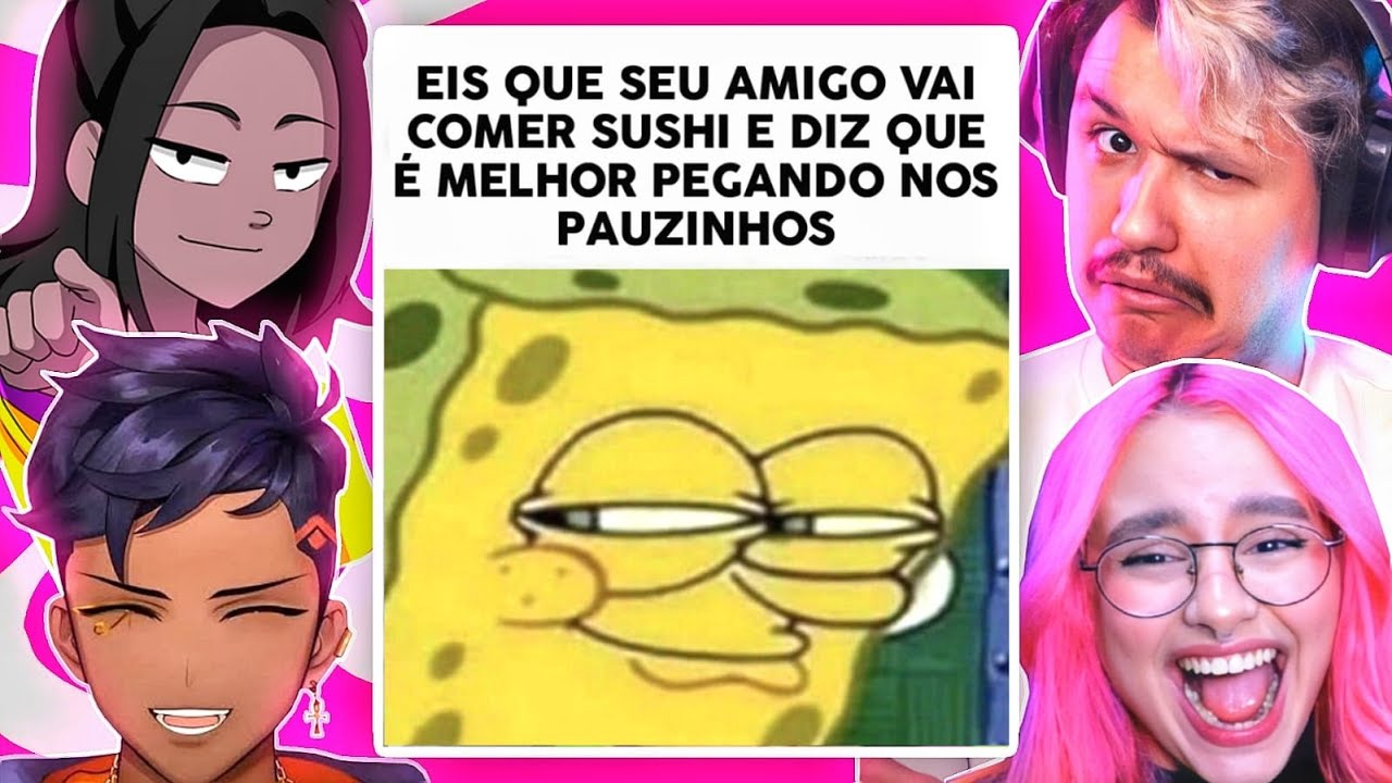 o Raviel e o Tsuki ficaram em choque com esses memes KKKKKK