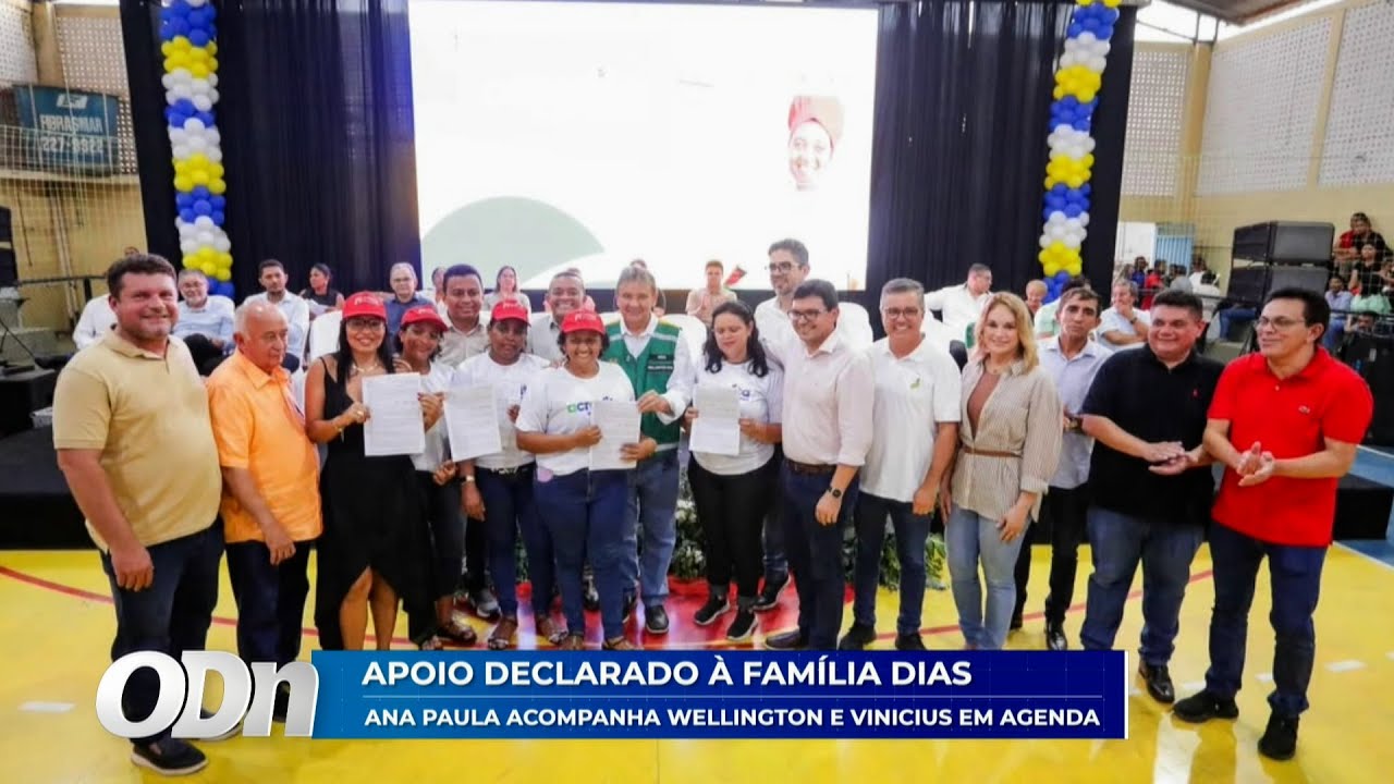 Apoio declarado à família Dias; Ana Paula acompanha W  Dias e Vinícius Dias em agenda 26 01 2026