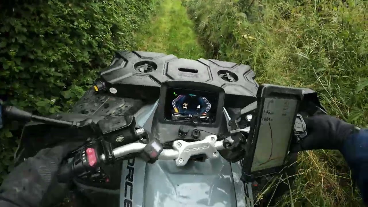 Aujourd’hui, sortie de repérage en solo avec mon quad CF 850 direction Quiberville-sur-Mer !