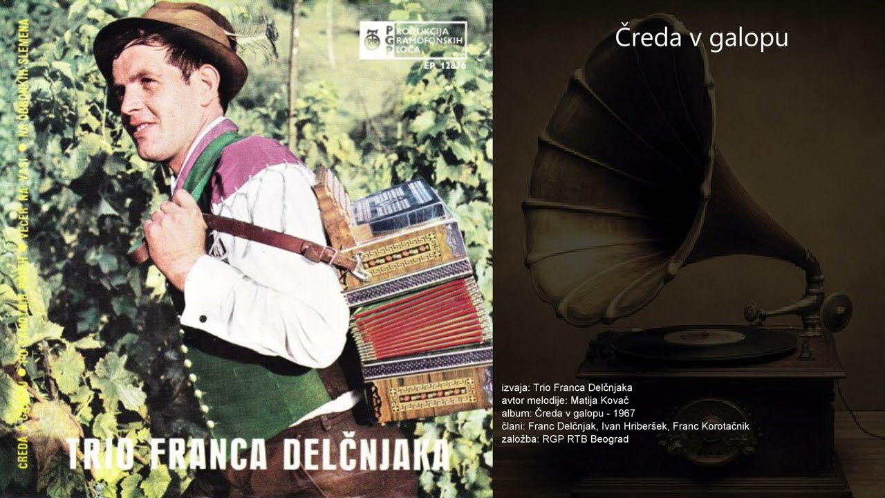 Čreda v galopu - Trio Franca Delčnjaka