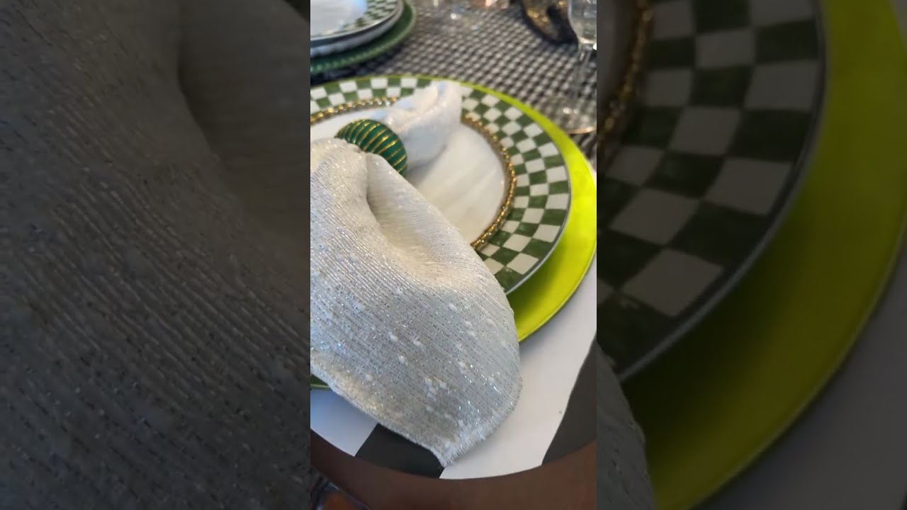Goodies That I Have Found Desicive Designs is live! Green and white plate