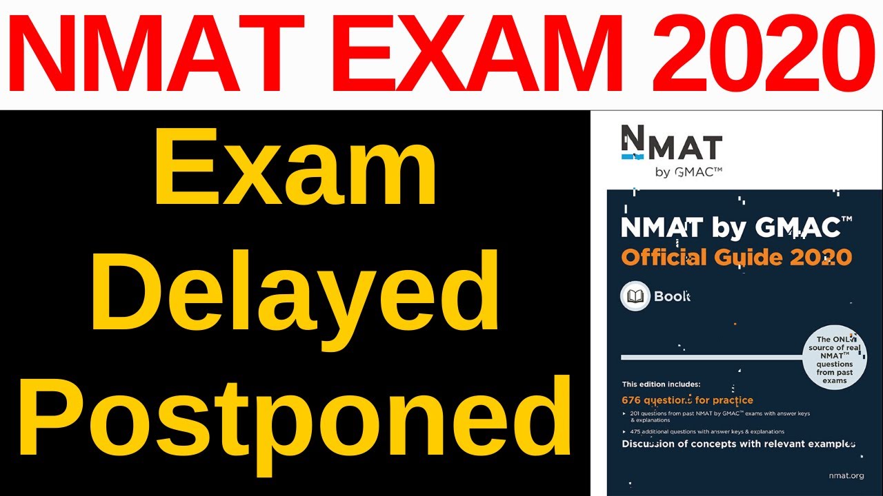 NMAT Exam 2020 Postponed or Delayed