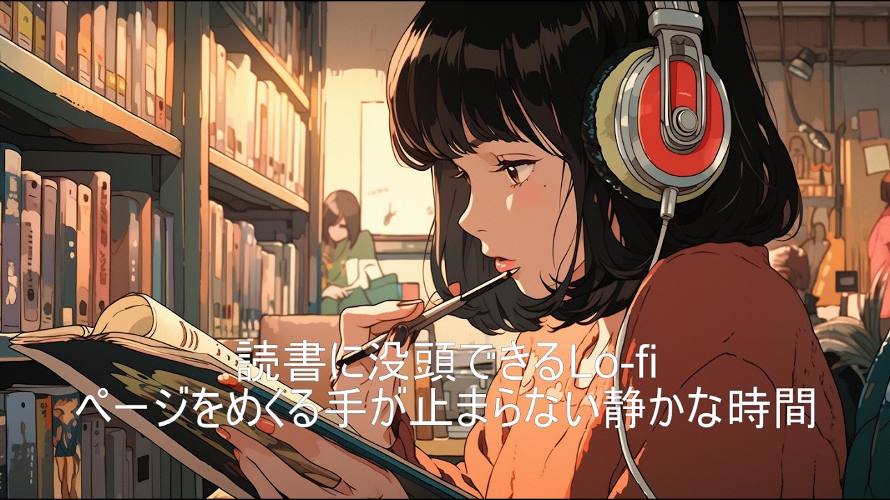 読書に没頭できるLo fi  ページをめくる手が止まらない静かな時間