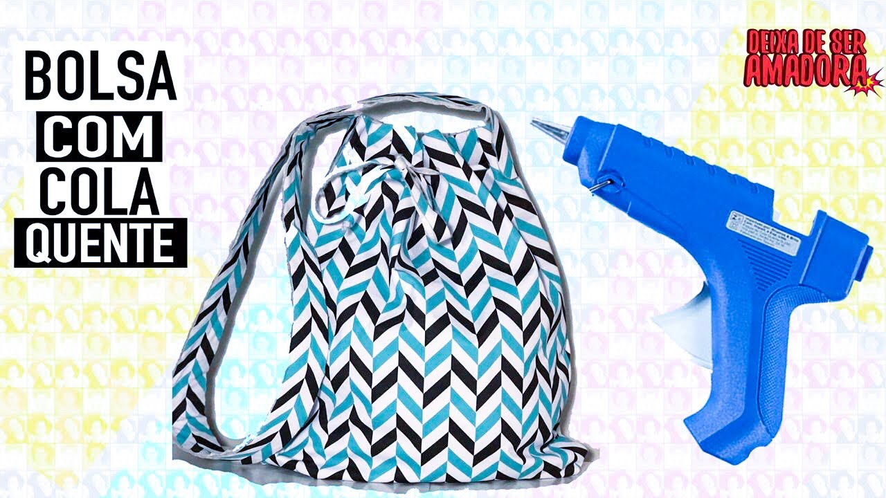 DIY - BOLSA FEITA COM COLA QUENTE | Francine Souza | Deixa De Ser AMADORA - Feat. Fadine Mãe
