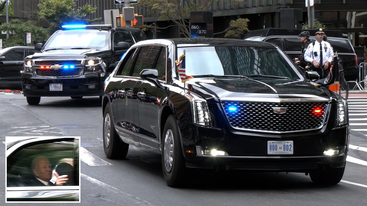President Biden travels to the UN, fighter jet gets fuel and a fire breaks out nearby in New York