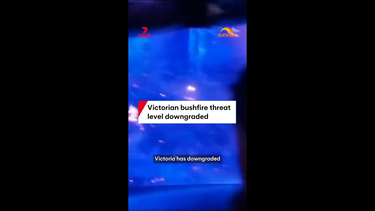 Victorian bushfire threat level downgraded