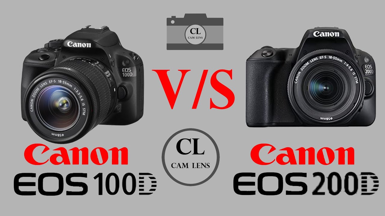 Canon EOS 100D VS Canon EOS 200D