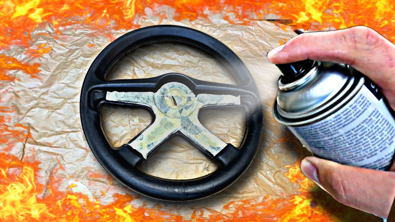 Lenkrad reparieren wie NEU mit 3€ Dose