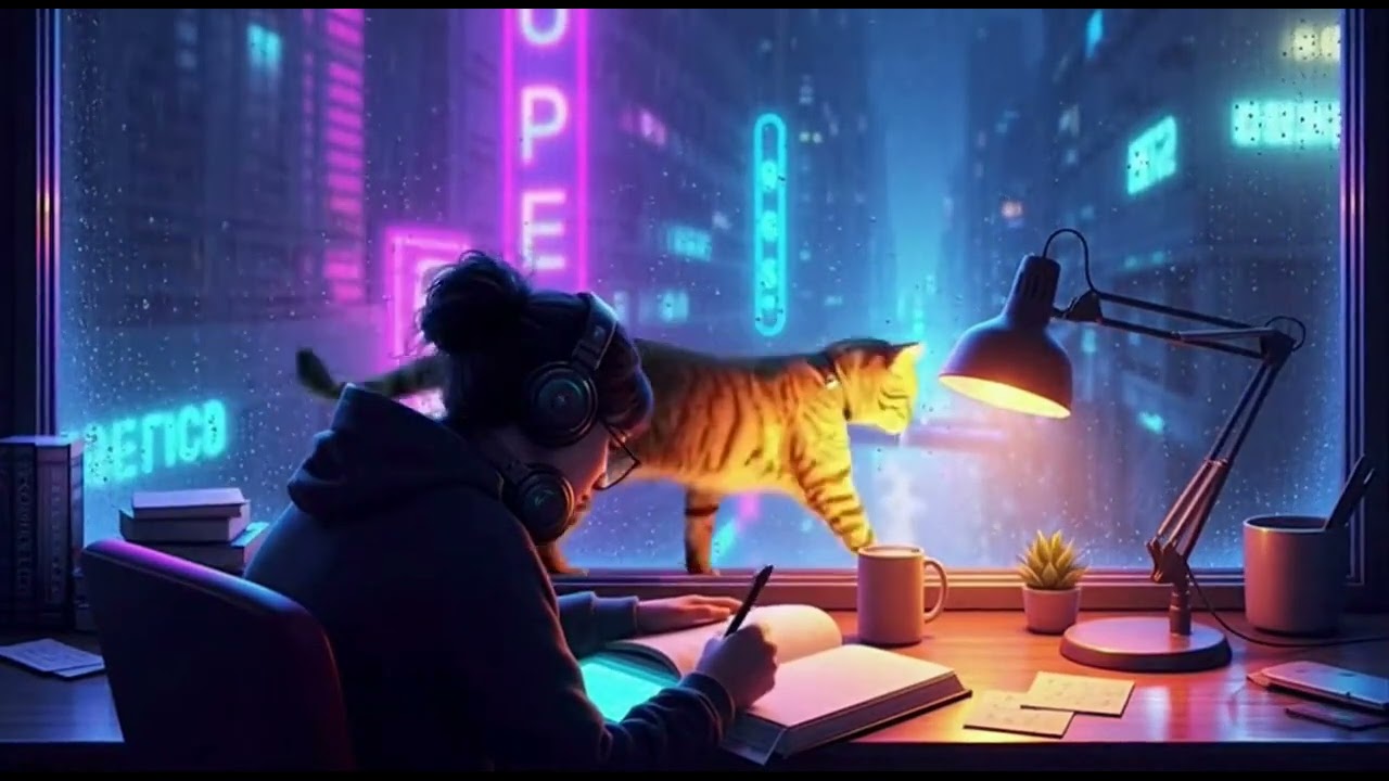 ☕ Cozy Lofi Study Beats | Calm Background Music for Focus & Work
