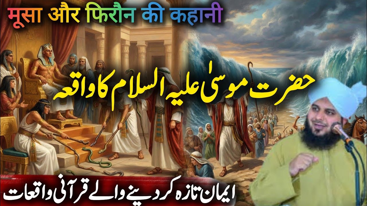 The Story of Hazrat Musa (A.S) and Pharaoh | Powerful Quranic History l Peer Ajmal Raza Qadri