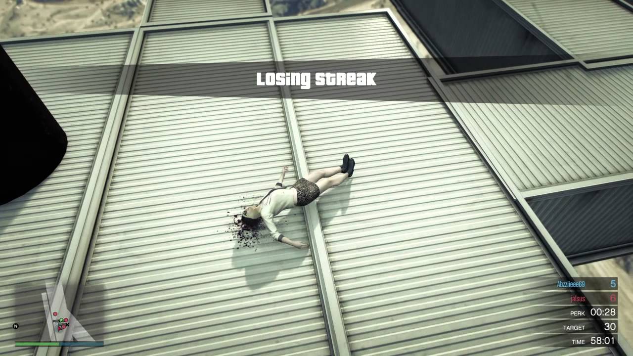 Grand Theft Auto V sky FIGHT!