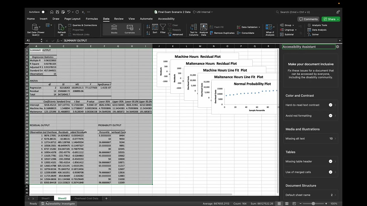BAN 305 Regression Walkthrough