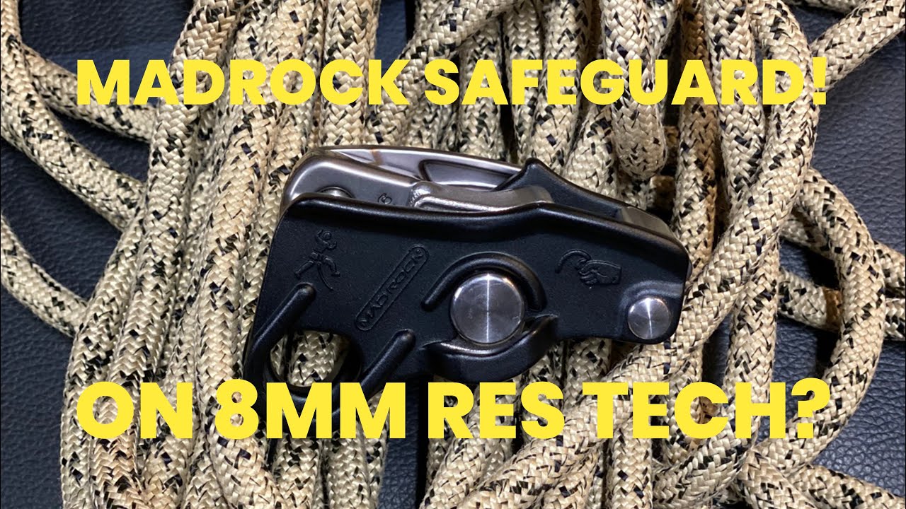 Will the Madrock Safeguard work on 8mm res tech rope?