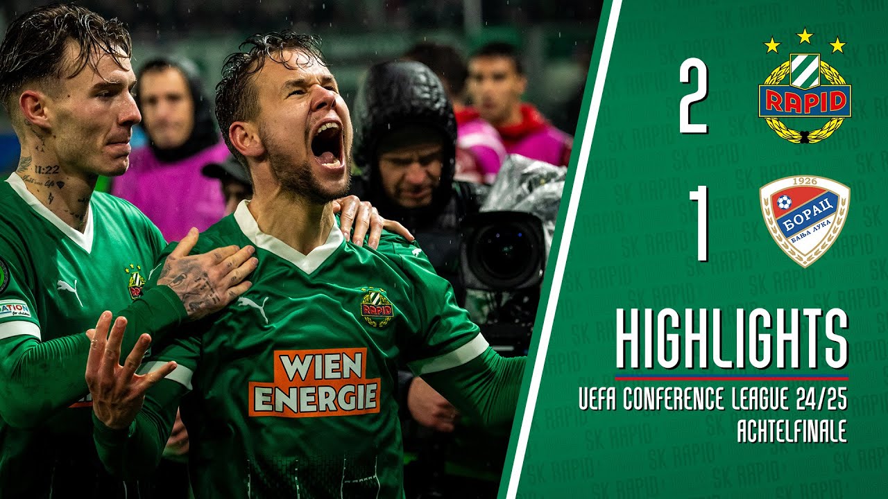 Highlights: SK Rapid – FK Borac Banja Luka
