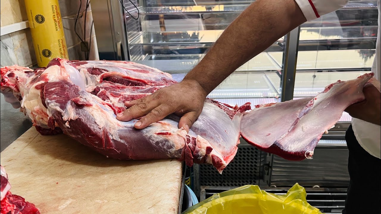Insane Butchering Skills! Perfect Beef Shoulder Deboning