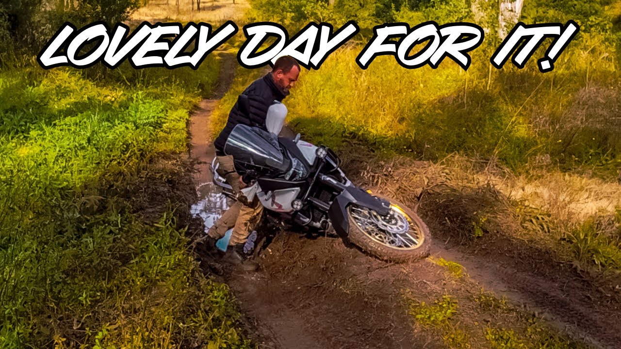 In the mud Honda Transalp