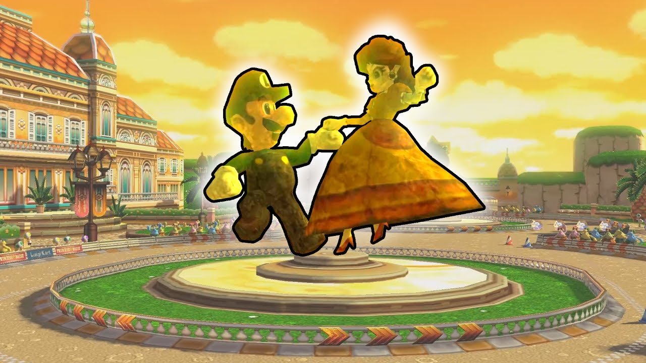 Wii Daisy Circuit in MK8 | 4K