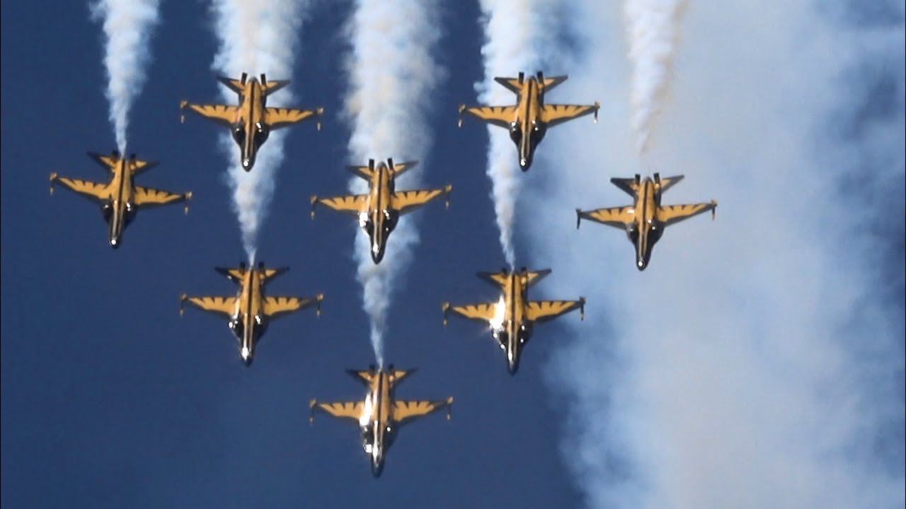 RoKAF Black Eagles RIAT 2022 블랙이글스  Congratulations on winning the King Hussein Memorial Sword !!