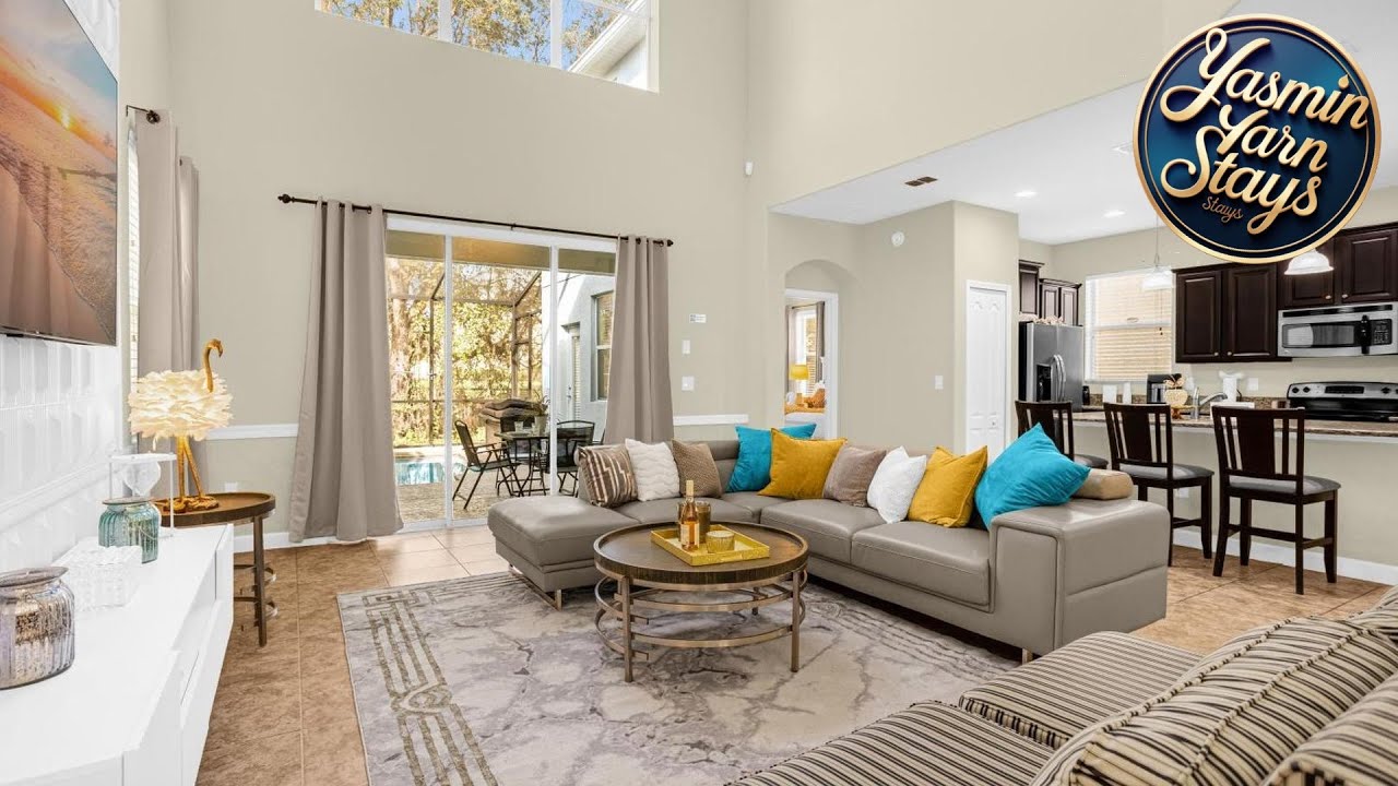Light Yellow Home Lift Your Mood Near Disney 5beds | Orlando (FL), United States | Hotel Review 🏨